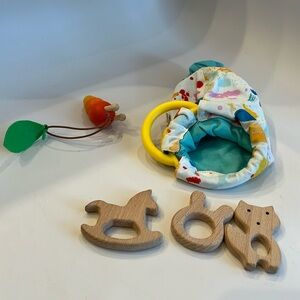 LOVEVERY hidden wooden toys and plan toys caterpillar